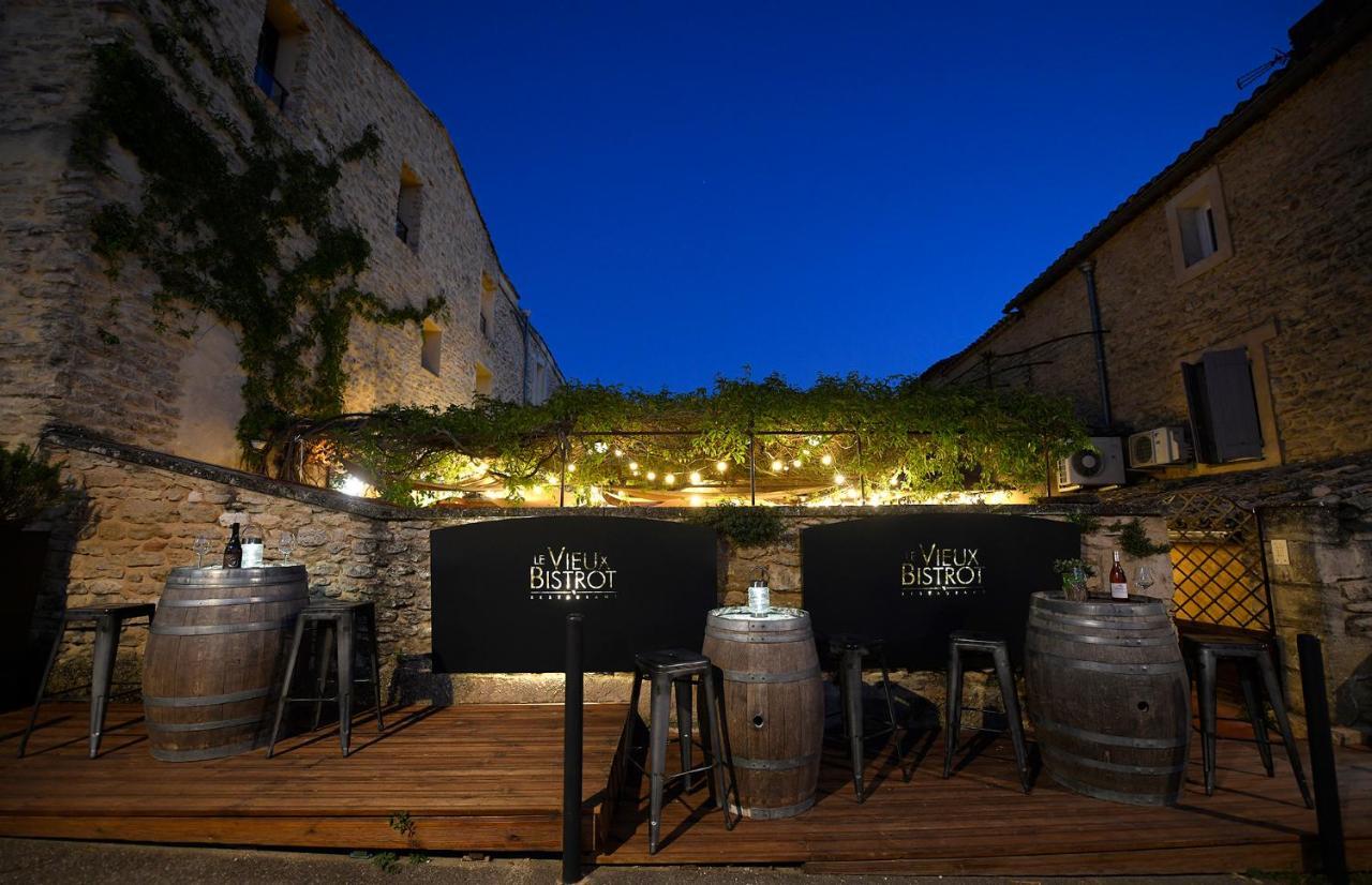 Les Chambres Du Vieux Bistrot Cabrières-dʼAvignon Dış mekan fotoğraf