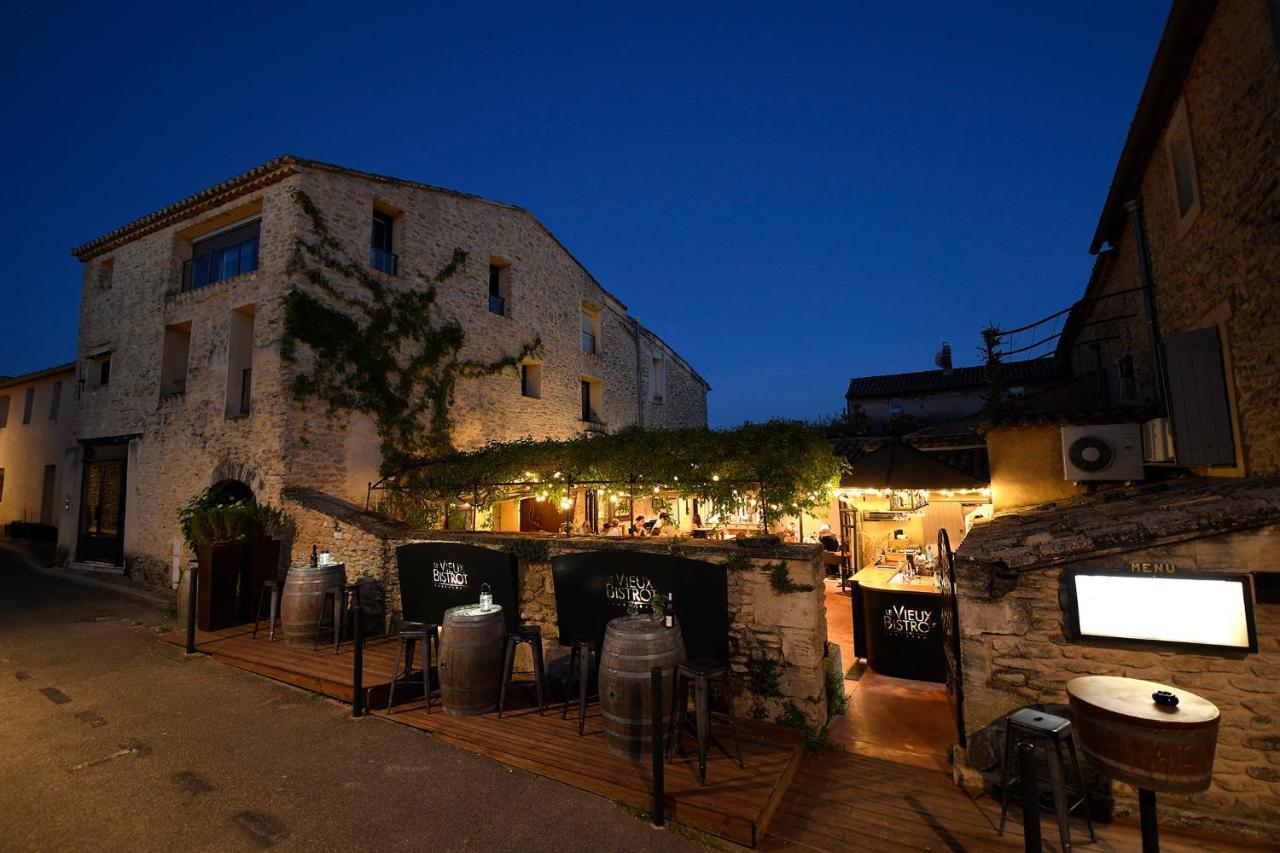 Les Chambres Du Vieux Bistrot Cabrières-dʼAvignon Dış mekan fotoğraf